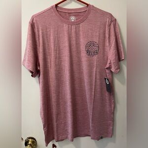 Flag & Anthem Men's Short Sleeve T-Shirt Red Stretchable UPF Protection Medium M